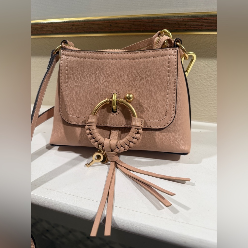 SEE BY CHLOE: MINI JOAN BAG IN BLUSH PINK - Picture 4 of 11